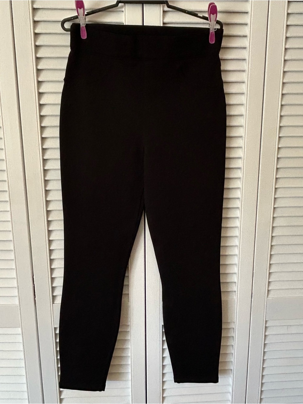 SPANX Black Ponte High-Rise Leggings
